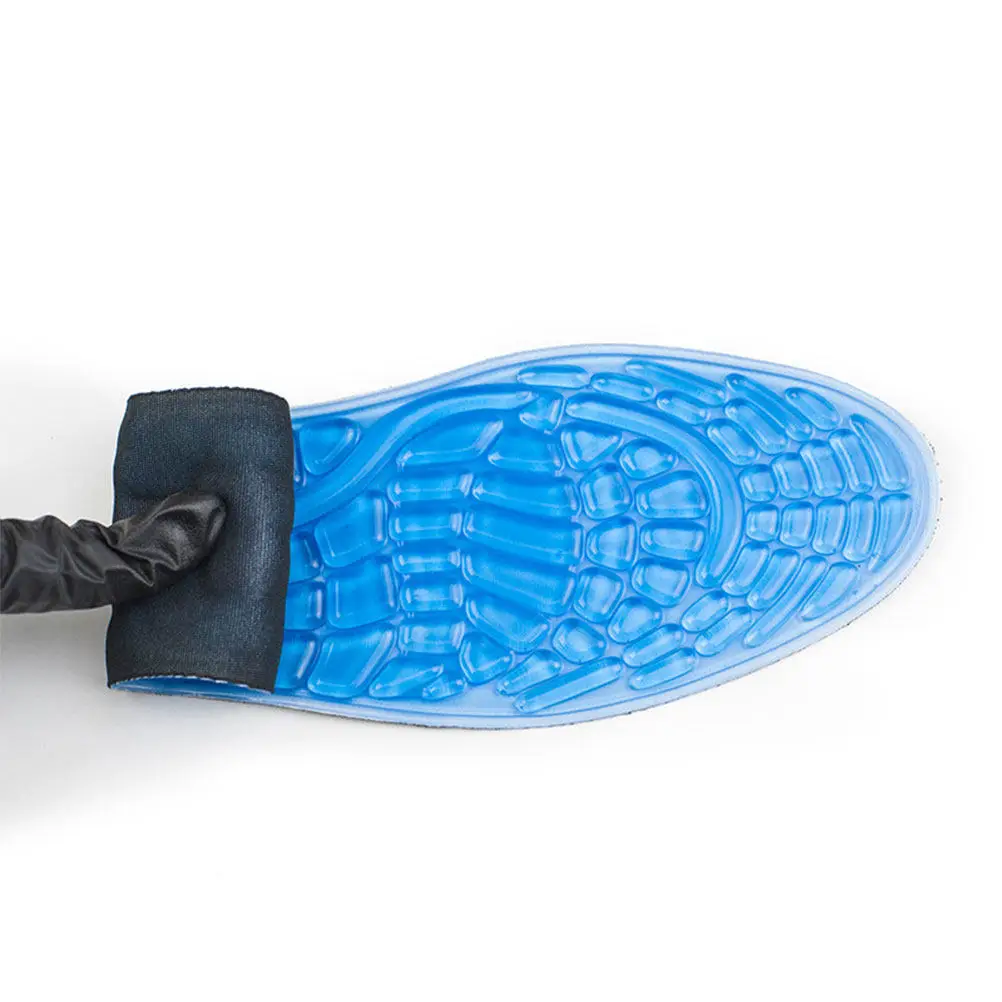 1Pair Thickened Sports Insoles with Mechanical Arch Design Relieves Foot Pressure Enhances Force Distribution Supports Long