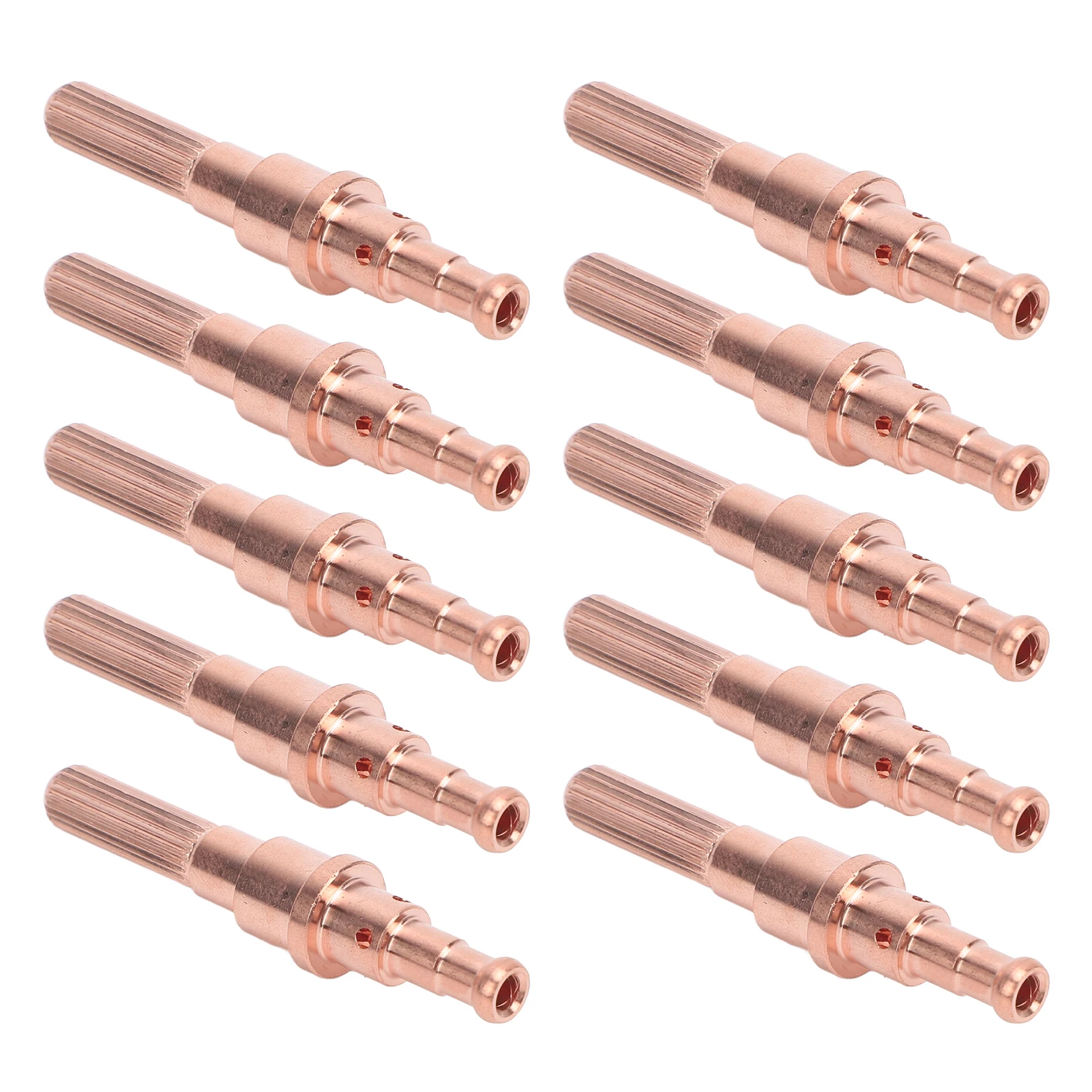 10Pcs Plasma Electrodes 9-8215 Brass Electrode Replacement for Thermal Dynamics SL60 SL100 Cutting Torch