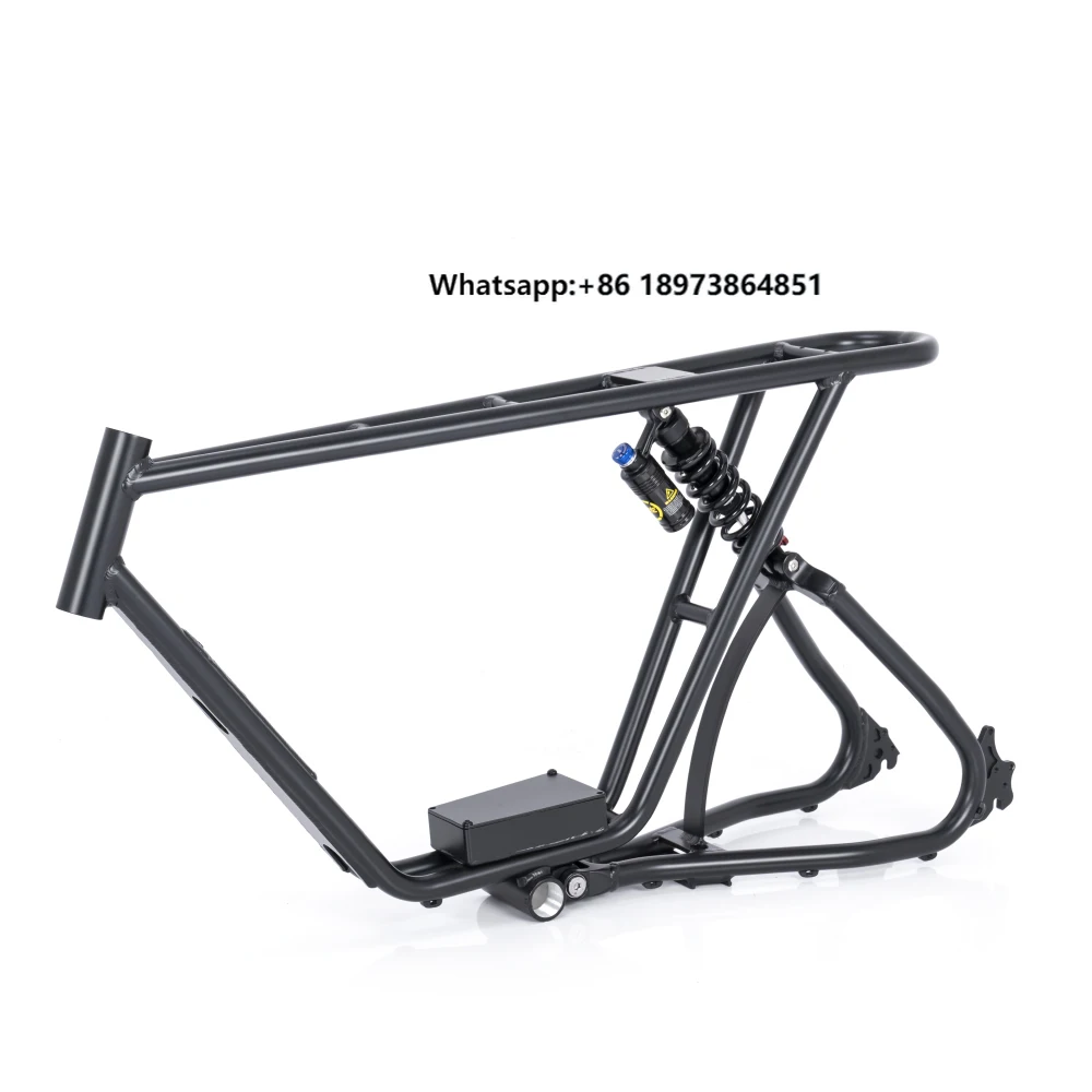 Ebike Frame With KKE Rear Shock 6061 Aluminum Alloy Material for Fat Bike Use