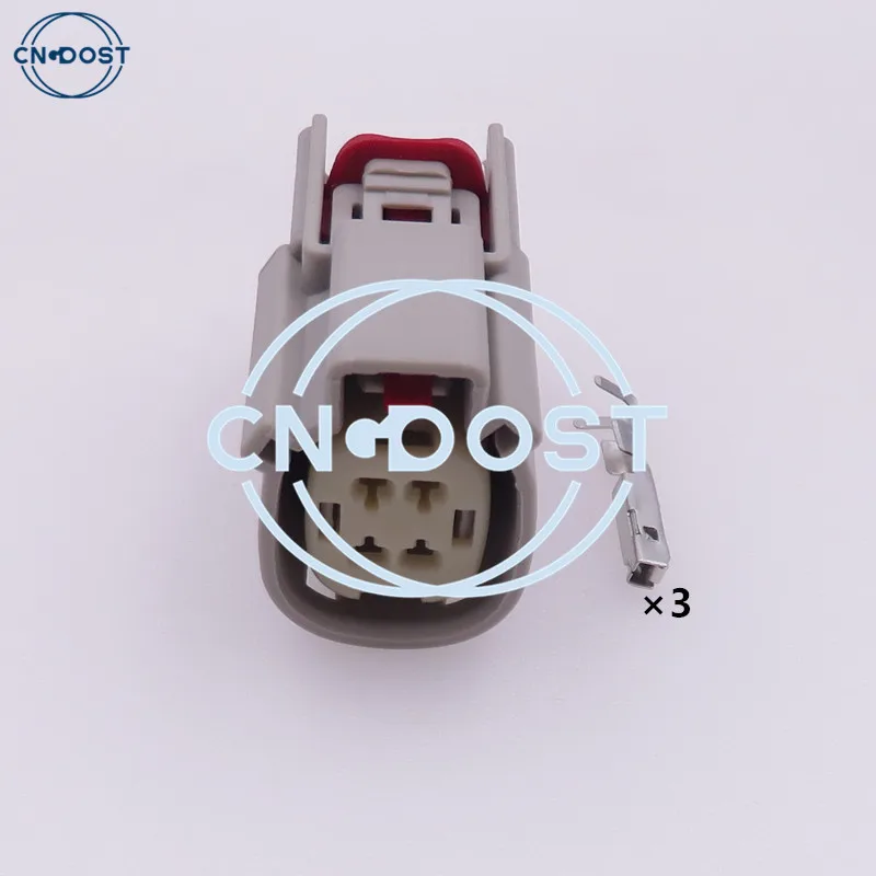1 Set 4 Pin 33472-0407 33472-4002 33472-0402 AC Assembly Car Headlight Plug Waterproof Lamp Light Connector For Ford