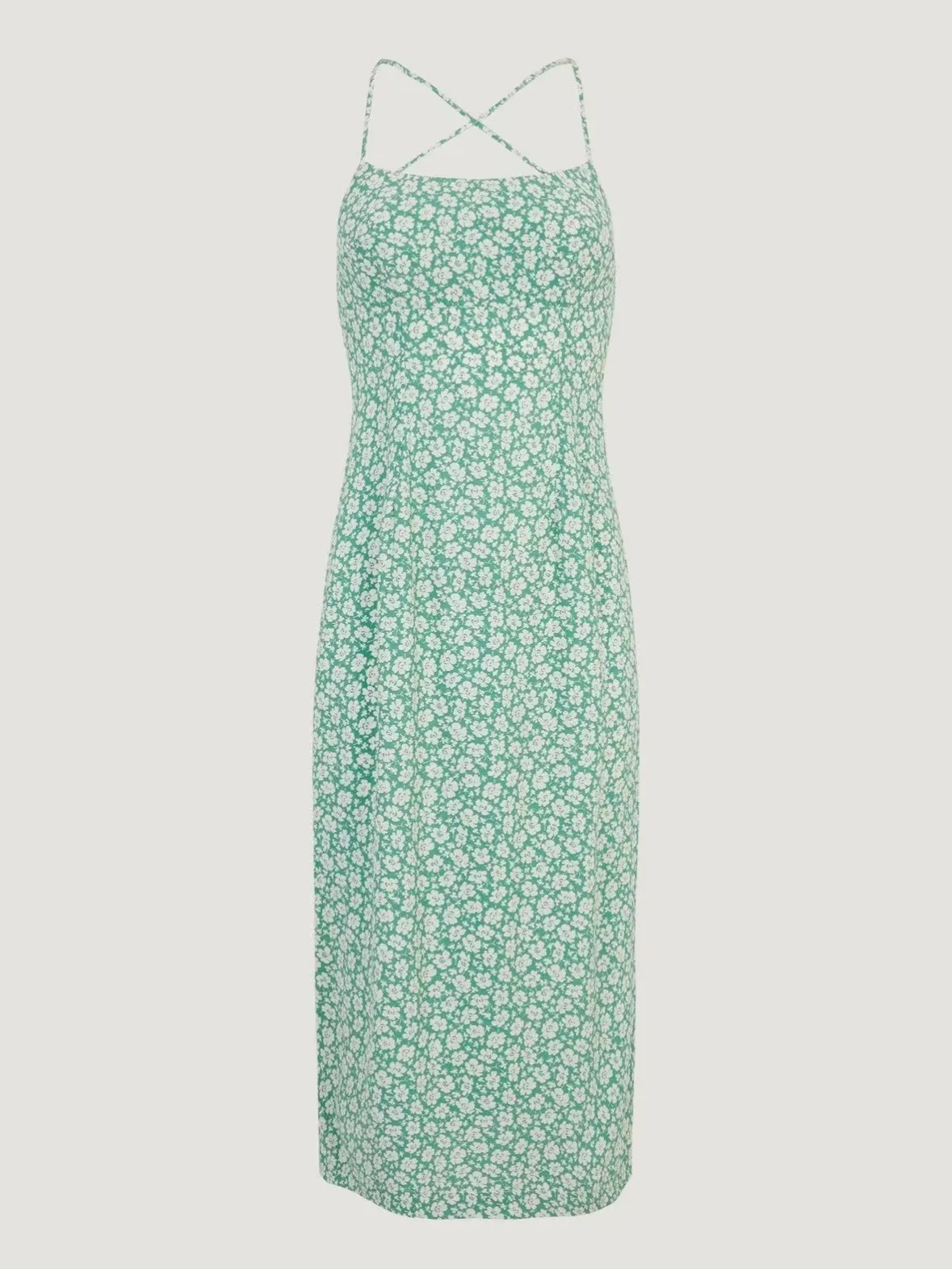 Robe à Bretelles pour Femme, Imprimé, Col Carré, Slim, Sexy, Nouvelle Collection Printemps Été 2024