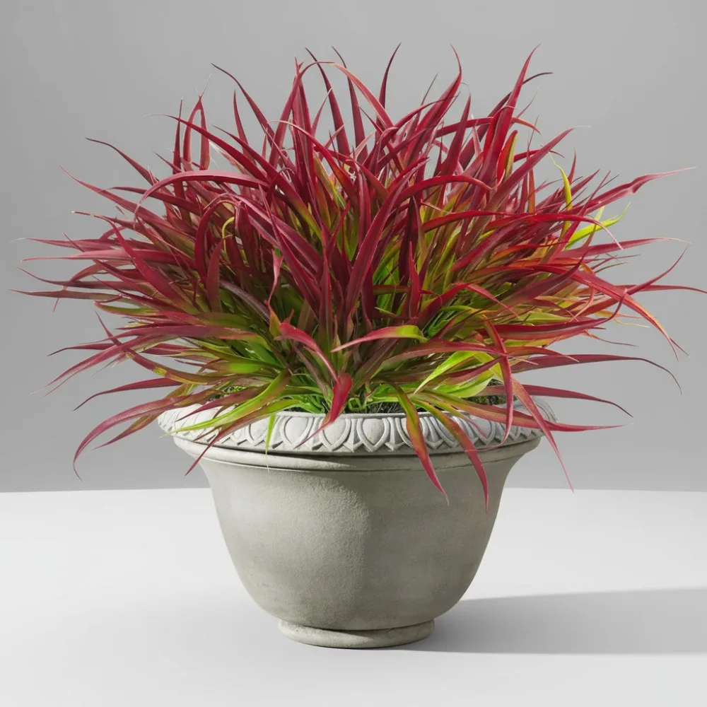 

28 связок, устойчивые к ультрафиолетовому излучению искусственные уличные растения, искусственная трава, зелень, кустарники для садовой дорожки, декор крыльца