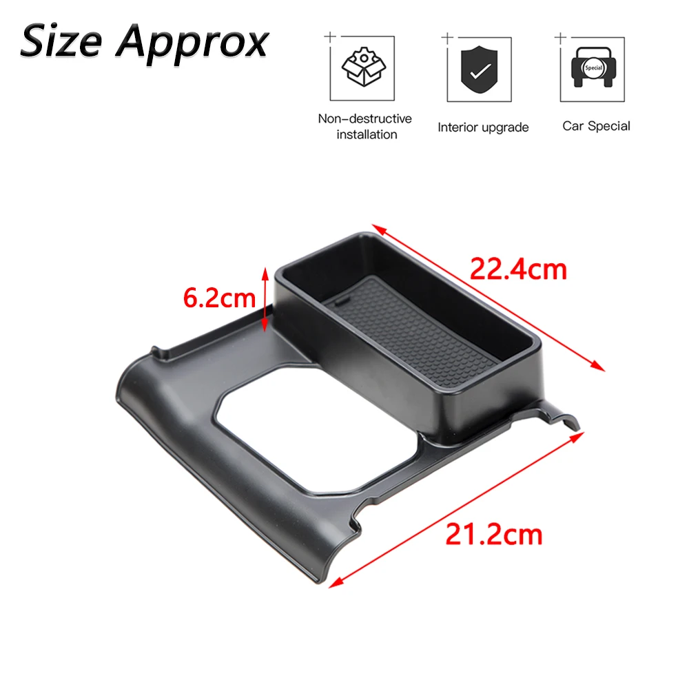 منظم تخزين ناقل الحركة لسوزوكي جيمي 2024 2025 أوتوماتيكي 4WD ذراع السرعة الجانبي ترتيب صينية ملحقات وحدة التحكم المركزية