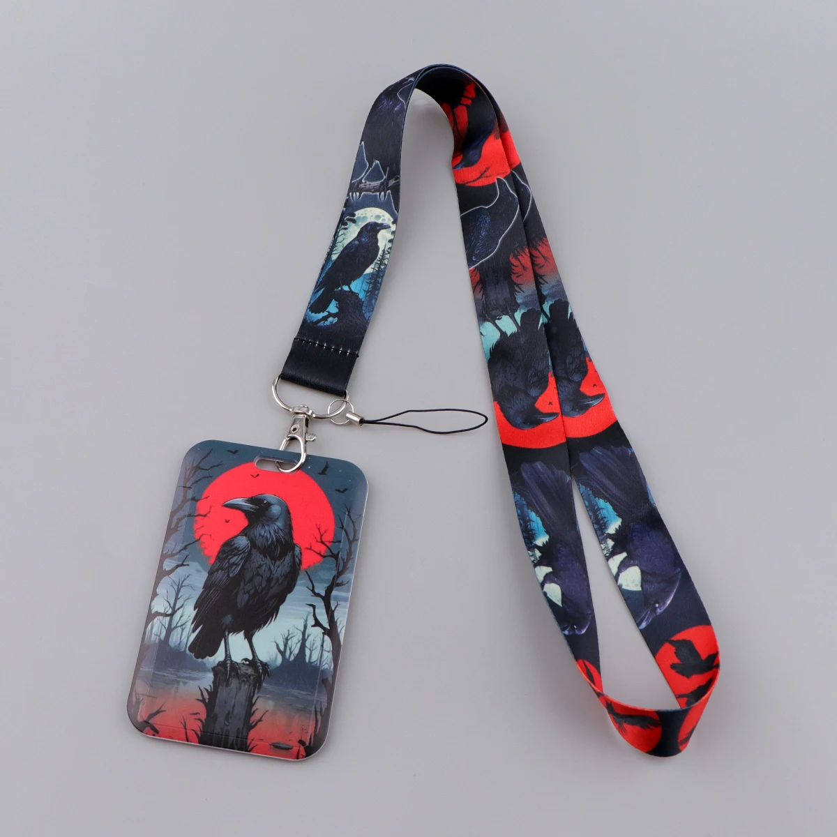 Terrifying Moth Man Lanyard For Keys chain Card Cover Badge Holder Keychain for Keyring Accessories Jewelry Gifts