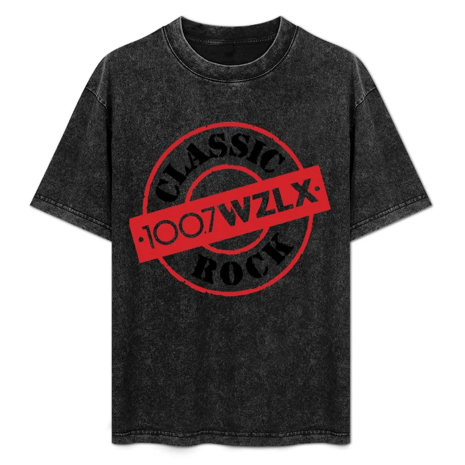 

WZLX Classic Rock Essential T-Shirt Retro Graphic Print T-Shirt