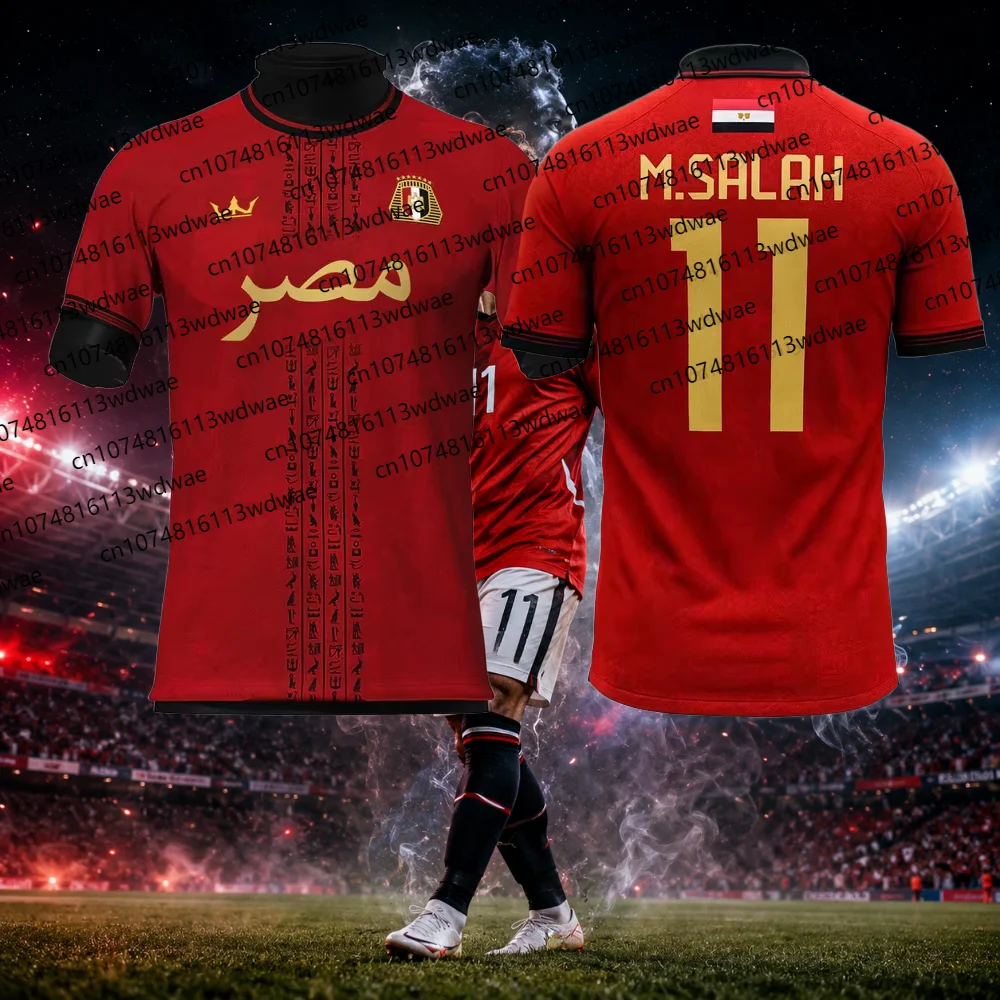 Egypt Style clothing Football Jersey Quick-Drying Salah 11 Jersey Outdoor football Jersey training Special Edition Kid T-shirt