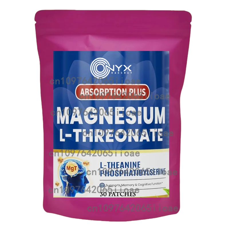 

Transdermal Magnesium L-Threonate + Vitamin D3 Patch: Brain Health, Memory, Focus & Energy Boost – 30 Count