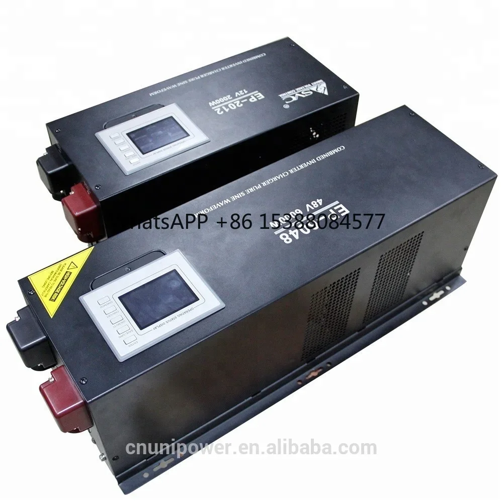 1000w~6000w Pure Sine Wave 12V/24V/48V Solar Dc to Ac Power Inverter
