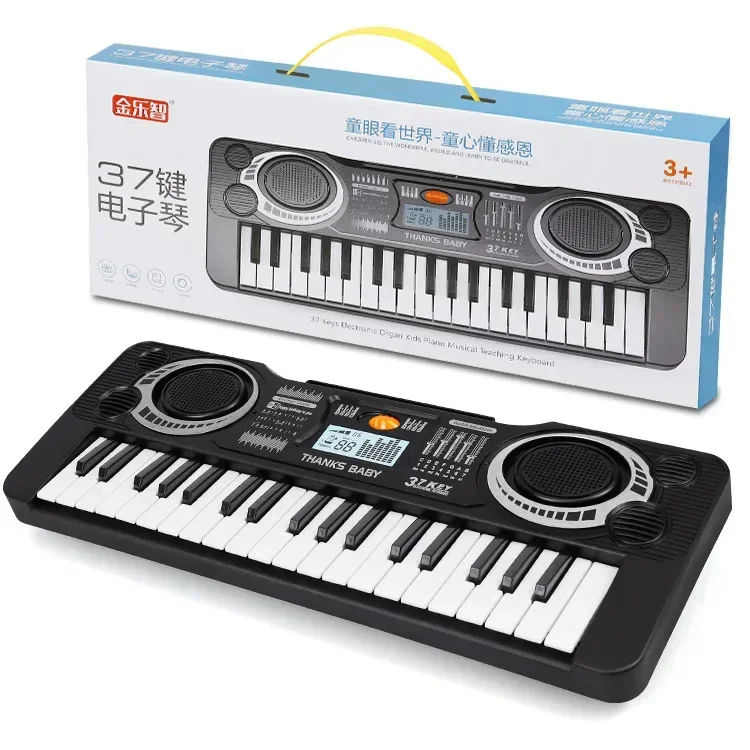 Portable 37 Keys Digital Keyboard Digital Electronic Piano Children Musical Instrument Kids Educational Toy