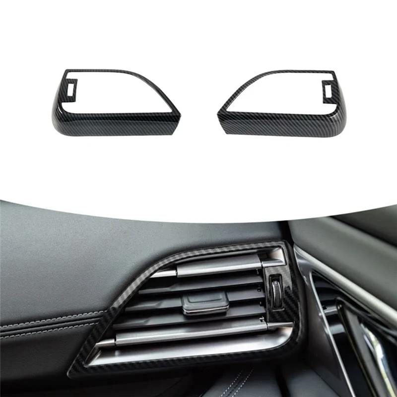 

AASS-Carbon Fiber For Subaru Outback Legacy 2021-2023 Center Console Navigation+Side AC Vent+Cup Holder+Steering Wheel Cover