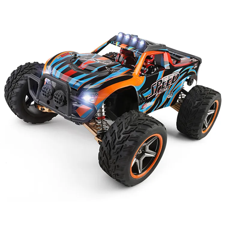 Wltoys 104009 1/10 2.4G 4WD Brushed RC Car High Speed Vehicle Models Toy 45km/h Truck Kids Toys Off Road Remote Control VS 10428