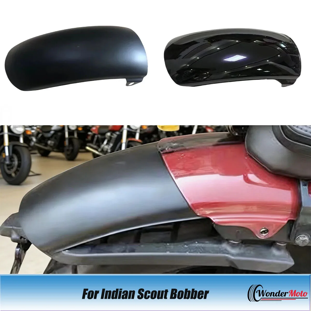 

Motorcycle Front Mudguard Fender Extended For Indian Scout Bobber