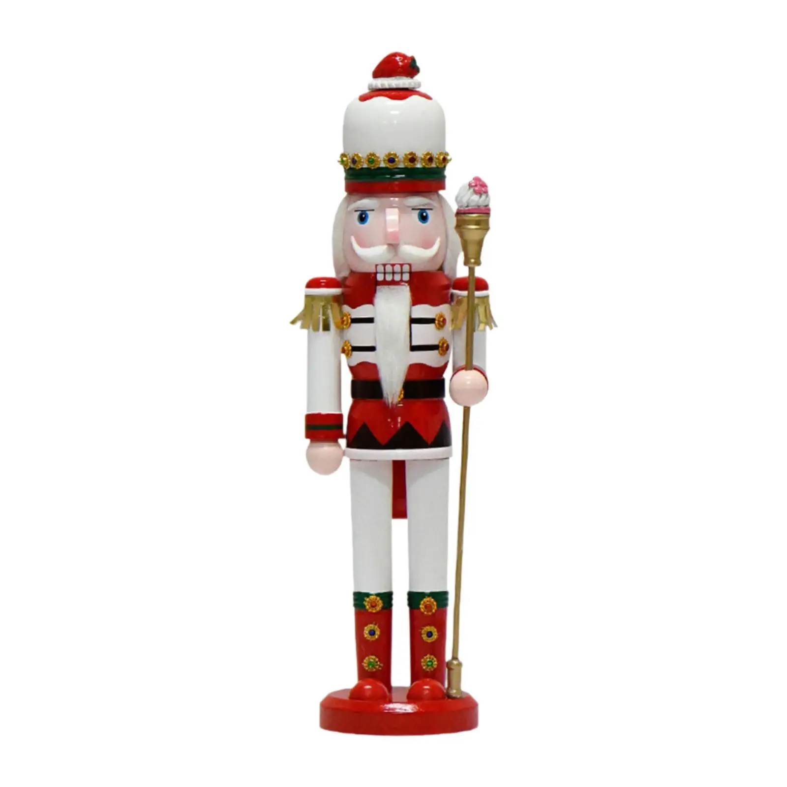 Nutcracker King Statue Nutcracker Ornament Nutcracker Sculpture Nutcracker Figurine for Cabinet