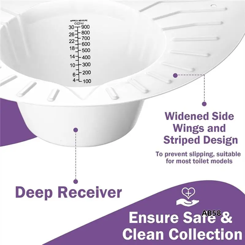 

20Pcs Urine Collection Hat For Toilet Stool Sample Collection Kit Toilet Hats,Pee Catcher Urine Collector, 30Oz/900Cc