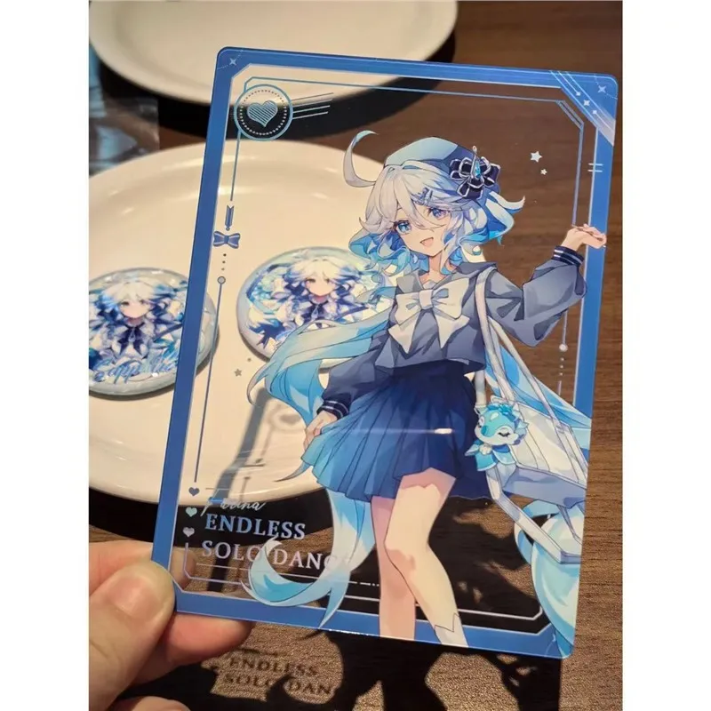 

Yuanshen Game Accessories Furina High Beauty Transparent Card Ins Wind Acrylic Transparent Card Friends Gift Photo Check in Tool