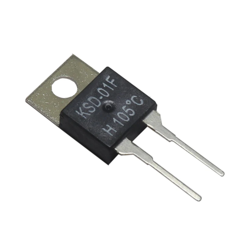 【5PCS】0C 5 10 15 20 25 35 DegC NC Normally Closed NO Normally Open 1.5A Thermal Switch Temperature Sensor Thermostat KSD-01F