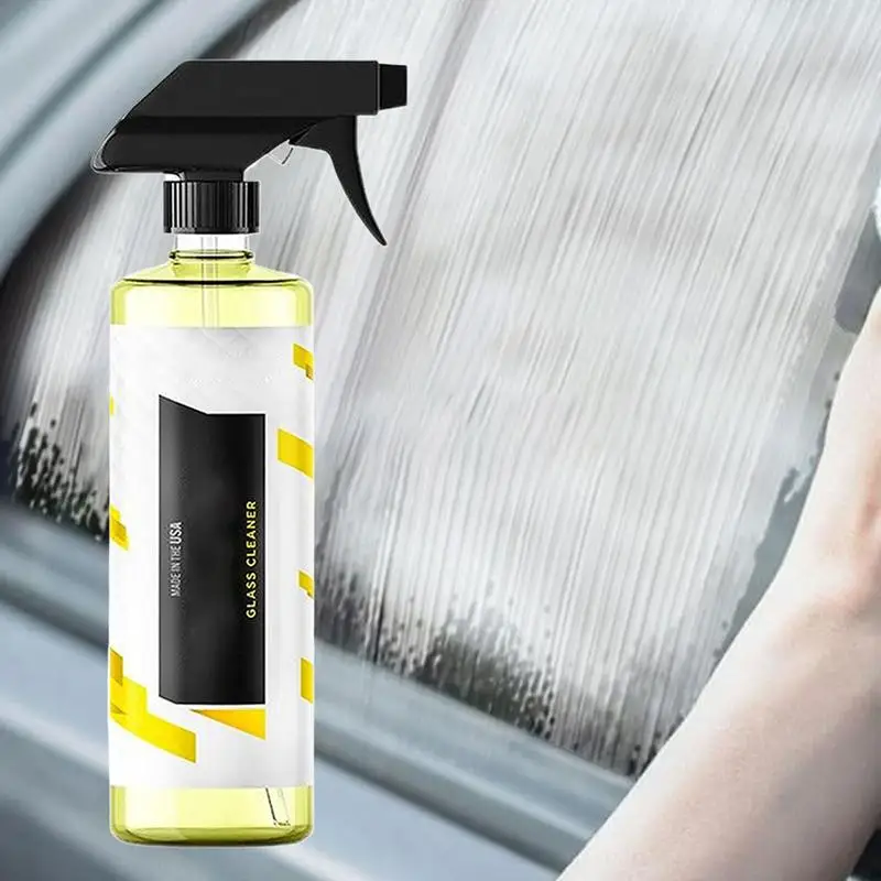 Auto Glass Cleaner 237ml Car Windshield Glass Coating Spray Portable Mirrow Cleaning Polishing Spray For Car Trucks Home