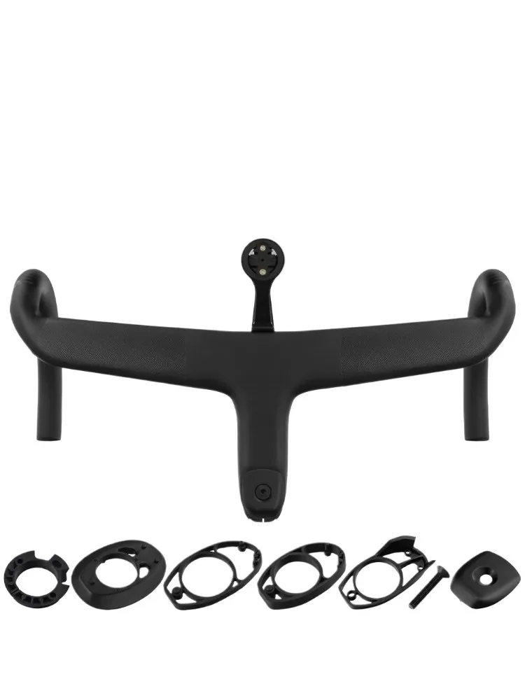 AliExpress NONE Full carbon fiber bicycle road bike internal cable routing handlebar suitable for SL8 integrated drop handlebar