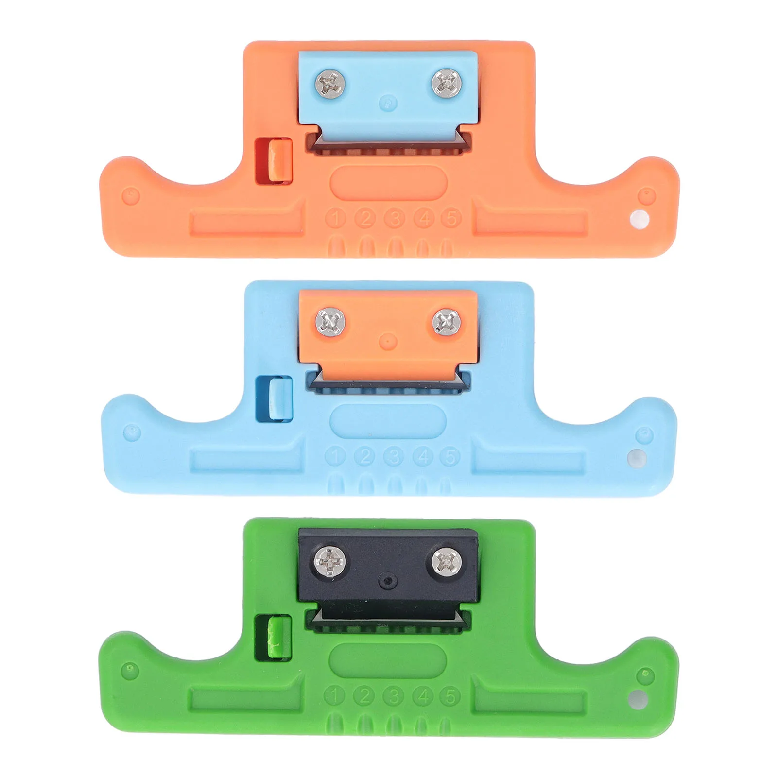 

5 Wire Optical Stripper Longitudinal Ribbon Cable Stripper 1.9‑3.0mm Cable Splicing Tool Optical Stripper