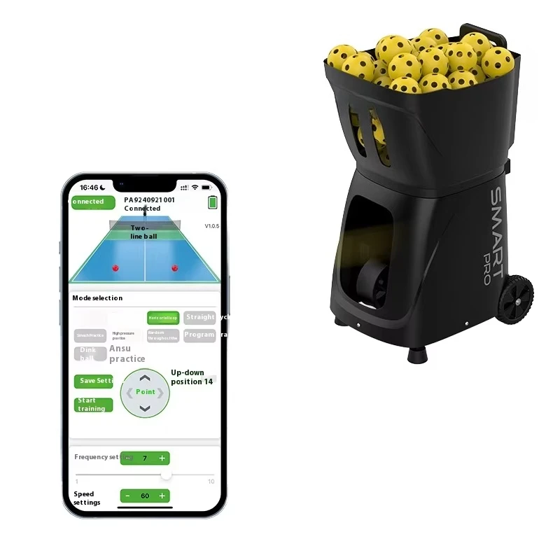 Intelligent PP-Smartpro for Peak Ball Service Trainer Automatic Single & Double Sparring Machine Made of Durable