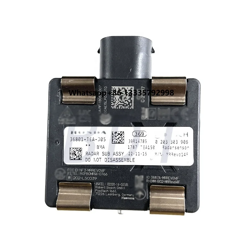

Car Parts Radar Dynamic Cruise Radar Control Sensor Radar 0203303906 39R14785 36801-TEA-J05 for Honda