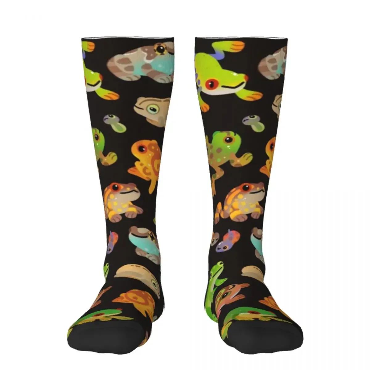 Tree frog - dark Socks summer Novelties sports stockings Socks Ladies Men's