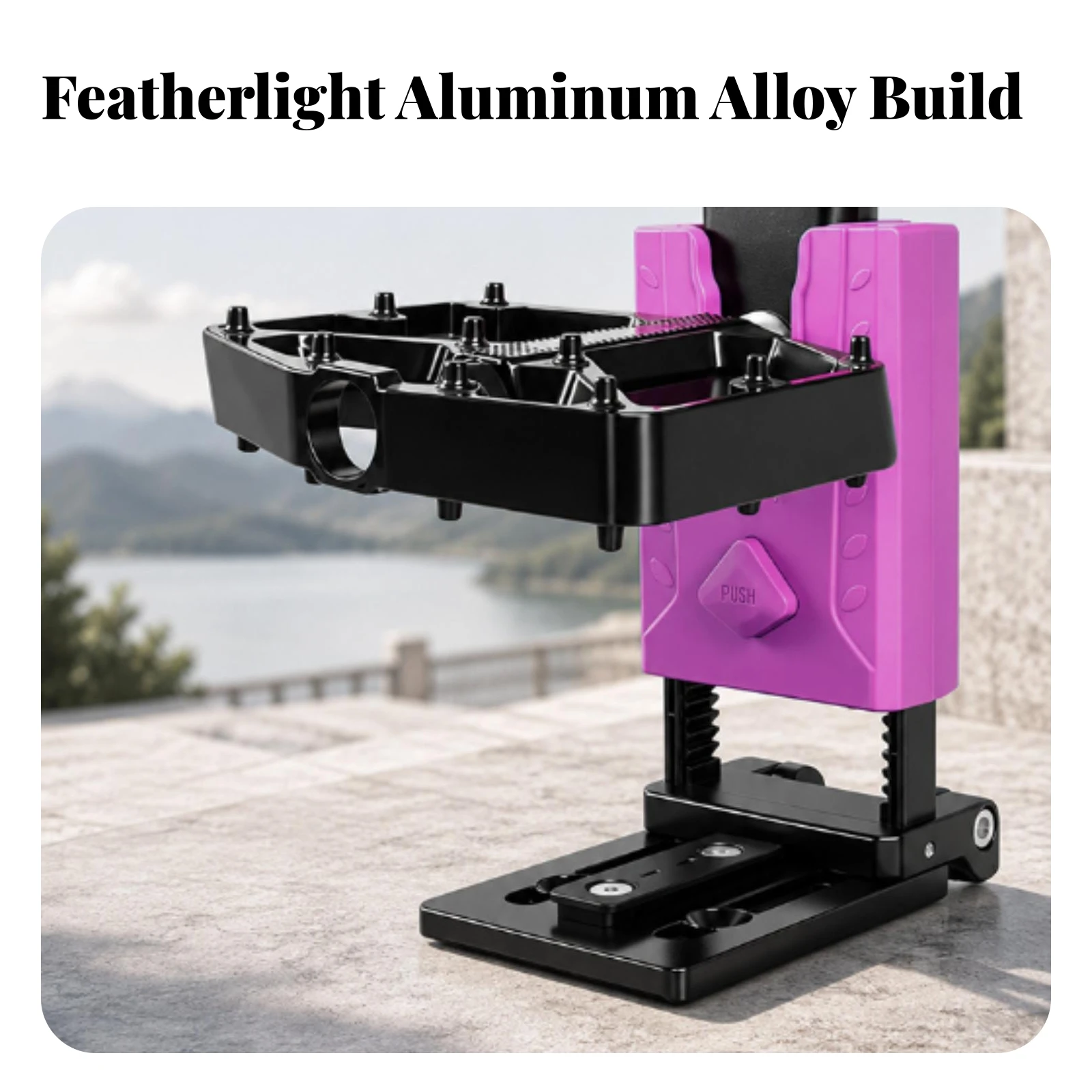 Crank Parking Stand Slip-Resistant Cycle Crank Stand Cycle Parking Rack Lightweight Bike Storage Rack User-Friendly