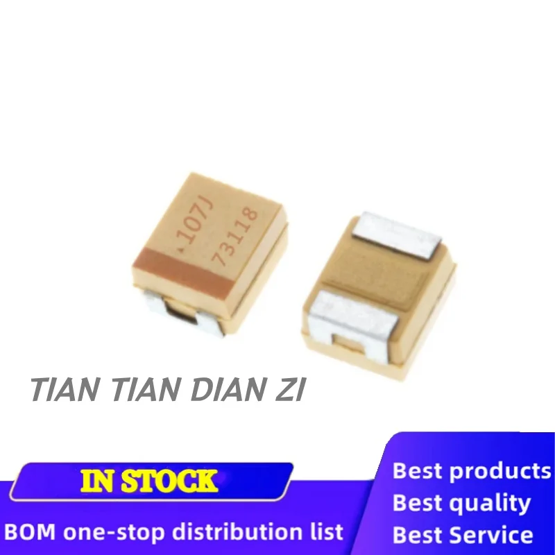 10pcs/lot TAJB107M006RNJ SMD package ic chips in stock