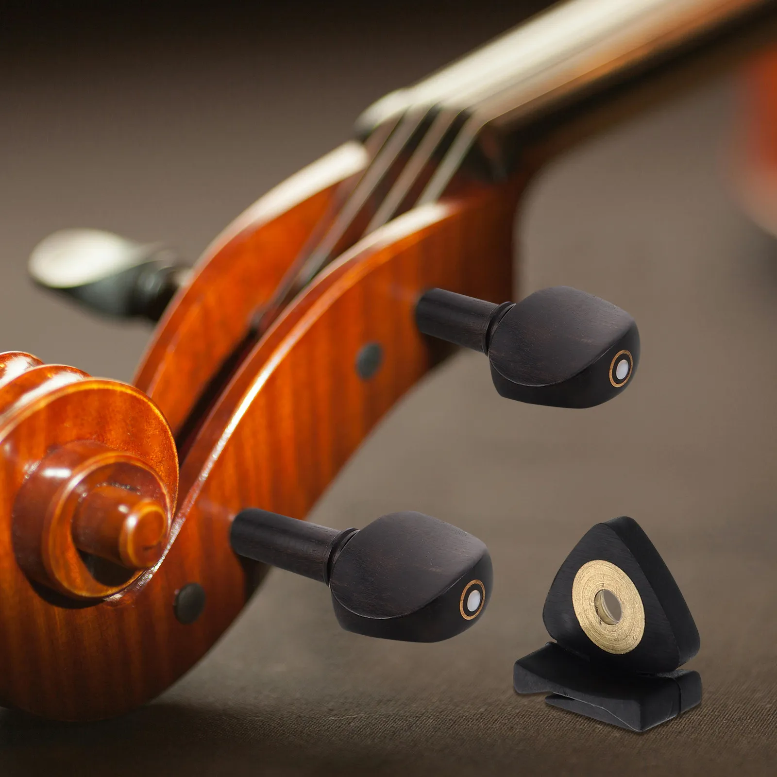 Black Violin and Viola Practice Mute for Quiet Orchestra Use Lightweight Easy Install Hearing Protection Noise Reduction Muting