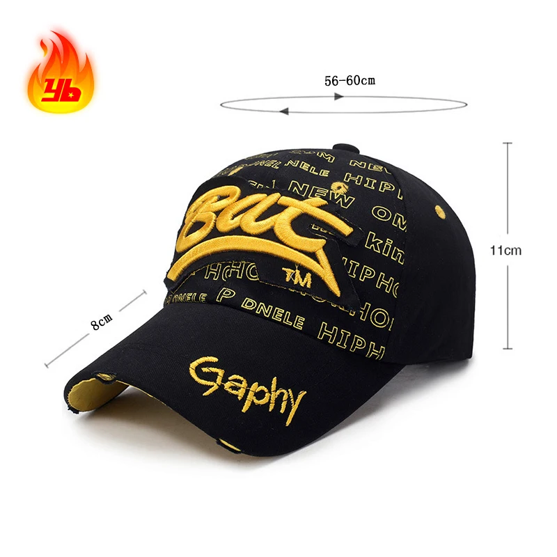 3D-Buchstaben-Stickerei-Patch, Baumwoll-Baseballkappe, verstellbarer Hinterkopf, neue Herren- und Damen-Outdoor-Freizeit-Sport-Sonnenkappe, Trucker-Caps, Dad-Hat – Detail 3
