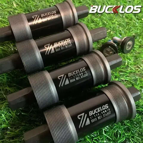 BUCKLOS 자전거 밑면 브래킷 BB68 자전거 사각 구멍 밑면 브래킷 BB 110.5/113/116/118/120/122.5/127/140/152/156/166/174mm