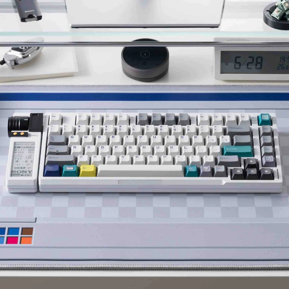

PBTFans Memphis98 Keycap PBT Custom Retro Personalization Keyboard Cap Cherry Profile KeyCap for Mechanical Keyboard Accessories
