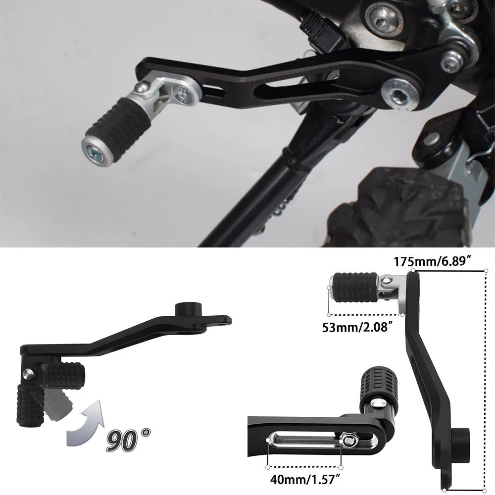 For Ducati Multistrada 1200 Enduro 2011 2012 2013 2014 - 2018 Motorcycle Adjustable Folding Gear Shifter Shift Pedal Lever Fits