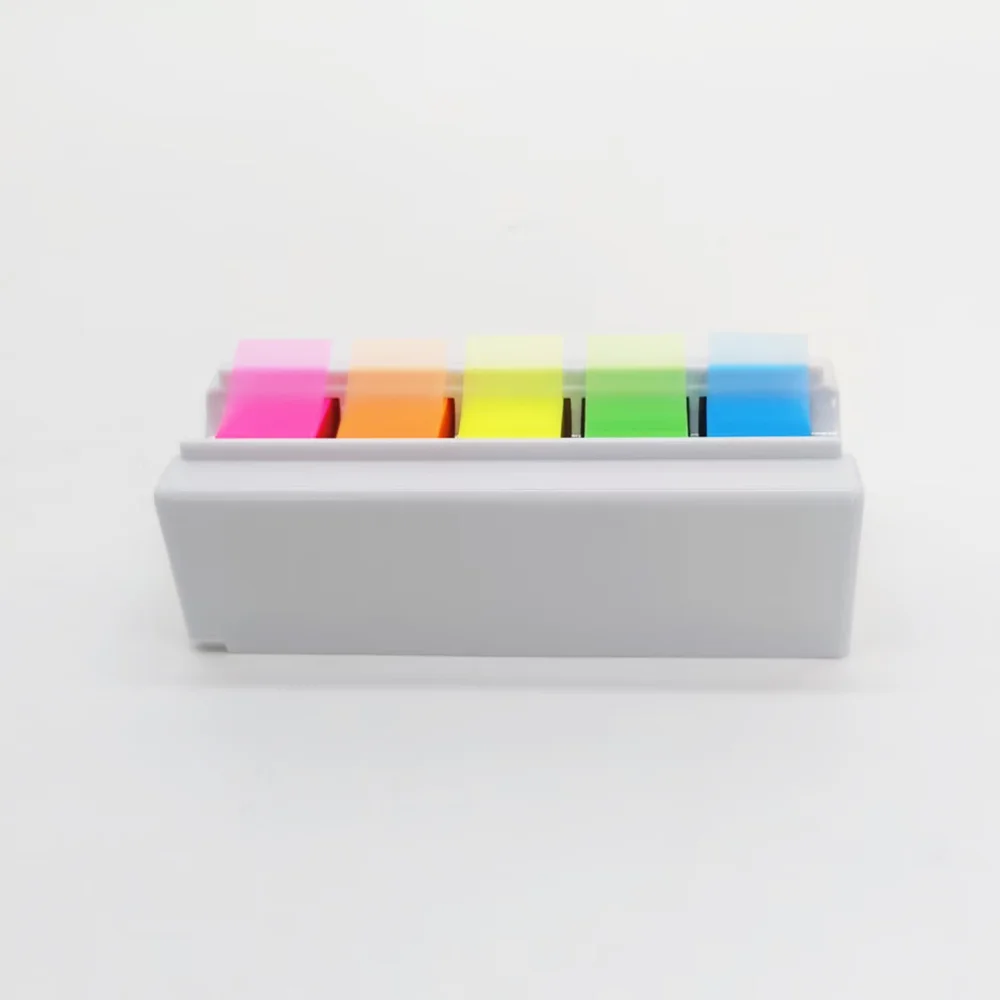 Coloful Transparent Stickers Notebooks Page Marker School Index Tabs Sticky Note Flag Printing Arrow Dispenser Office & Study
