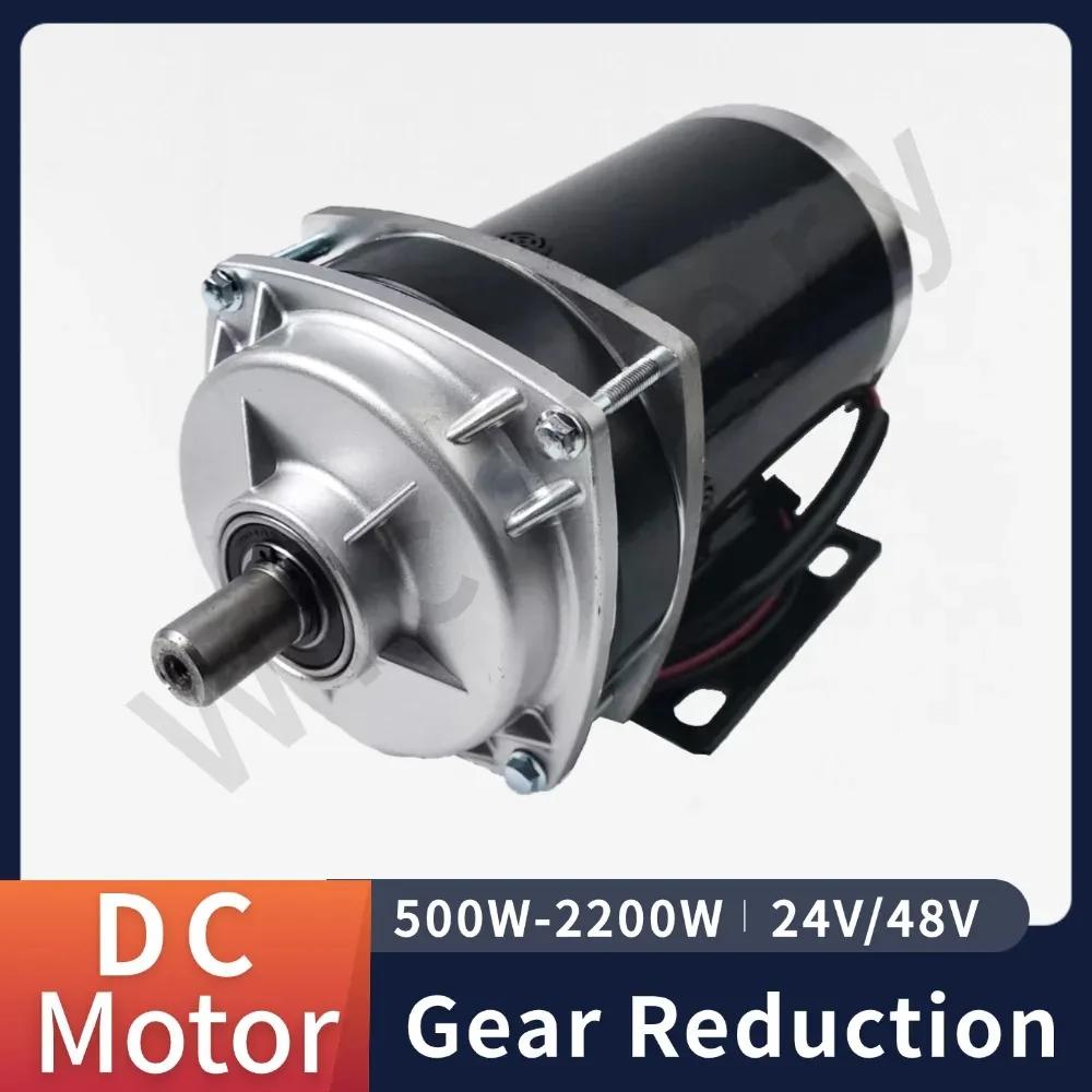 500W-2000W Low Speed Motors 24V 48V Voltage Motor With Gearbox Brushless Motor Asynchronous Electric Motor With Reducer DC