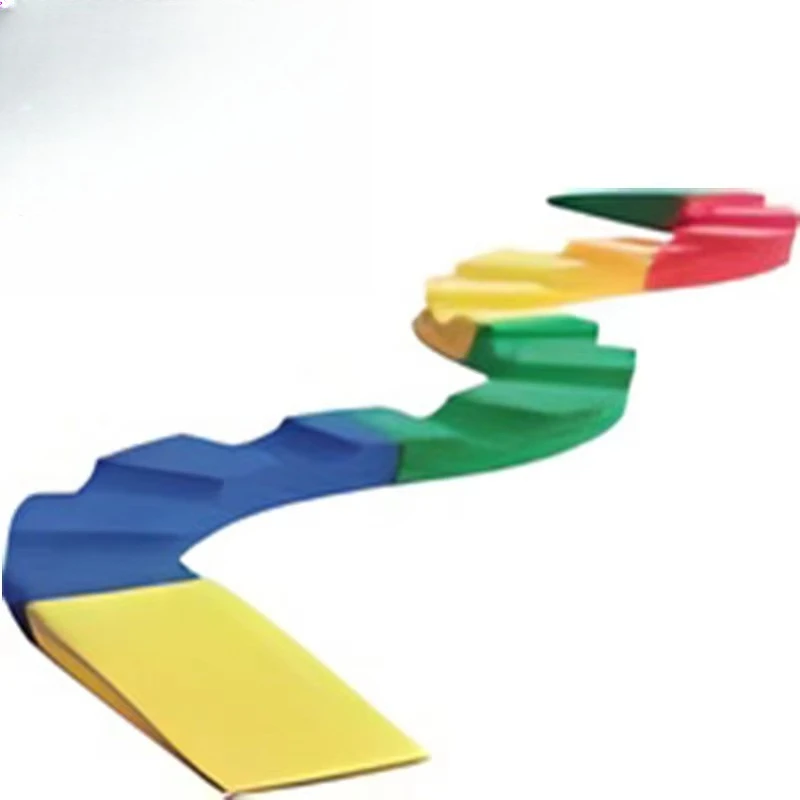 Commercial outdoor playground equipment, balance beam system, children's galvanized steel school community