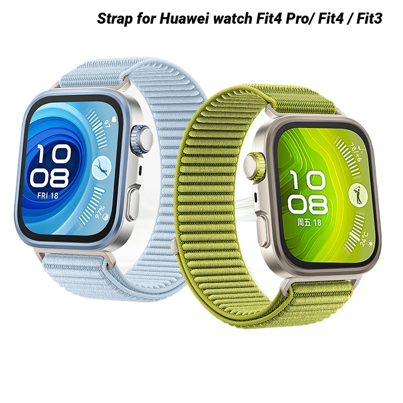 

Nylon Strap for Huawei watch Fit4/Fit3 Sport Watchband For HUAWEI Watch Fit4 Pro Smartwatch Correa Bracelet Woman Man Wristband