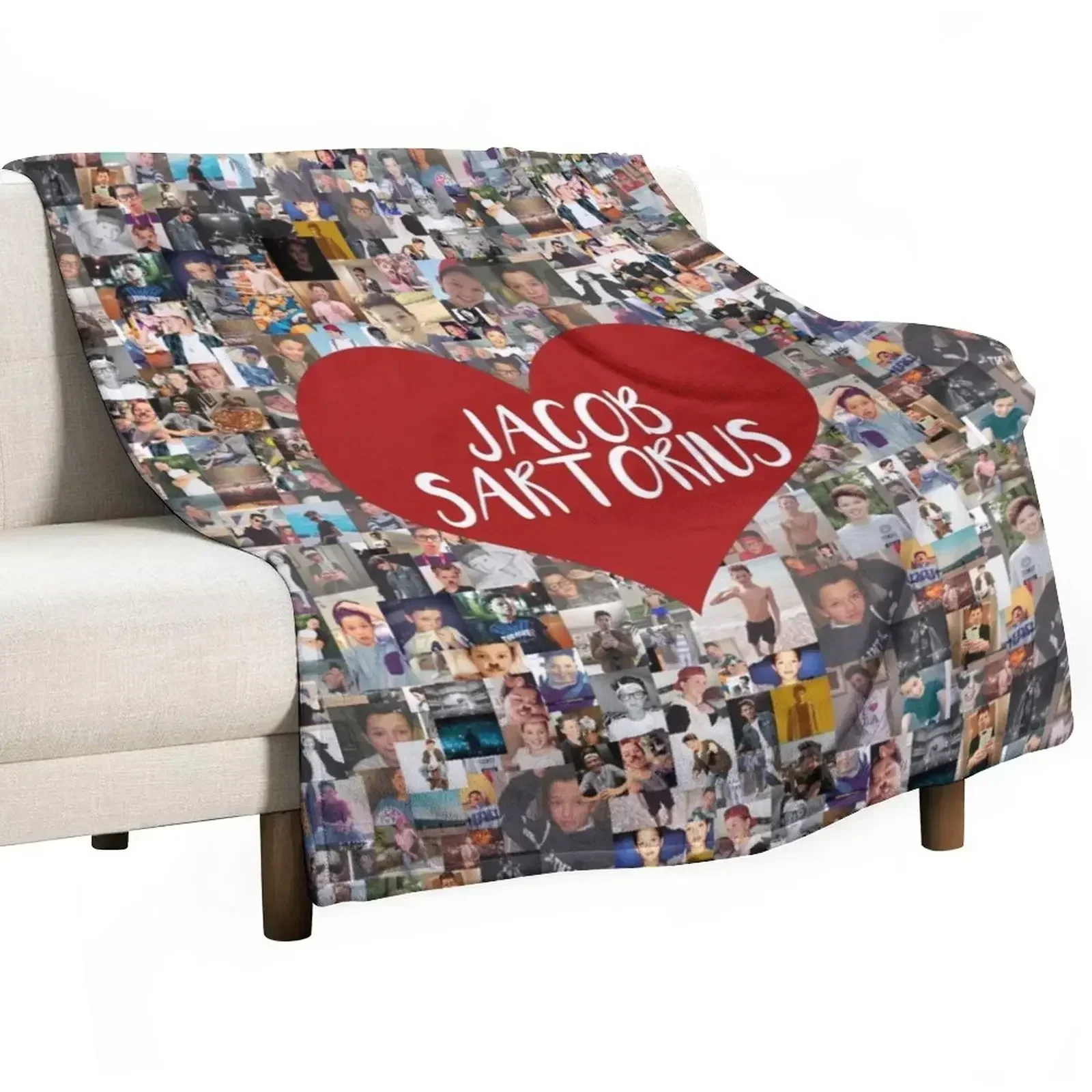 I love Jacob Sartorius Throw Blanket for babies Beach Luxury Brand Luxury Designer Blankets