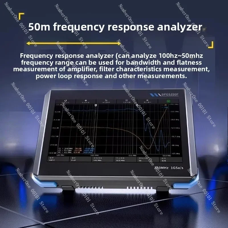 Plate Oscilloscope Signal Generator Spectrum Analyzer Frequency Response Analyzer 4-in-1