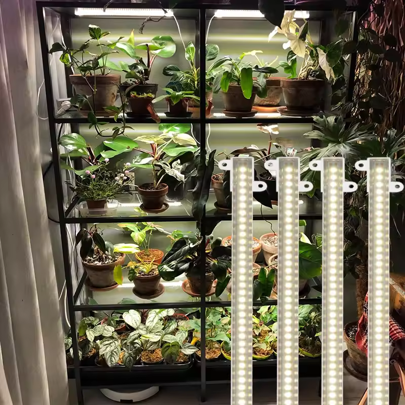 LED Grow Light Strips for Indoor Plants Full Spectrum,Plant Light Bar with3/9/12H Timer,10Dimmable Levels for Seedling Succulent