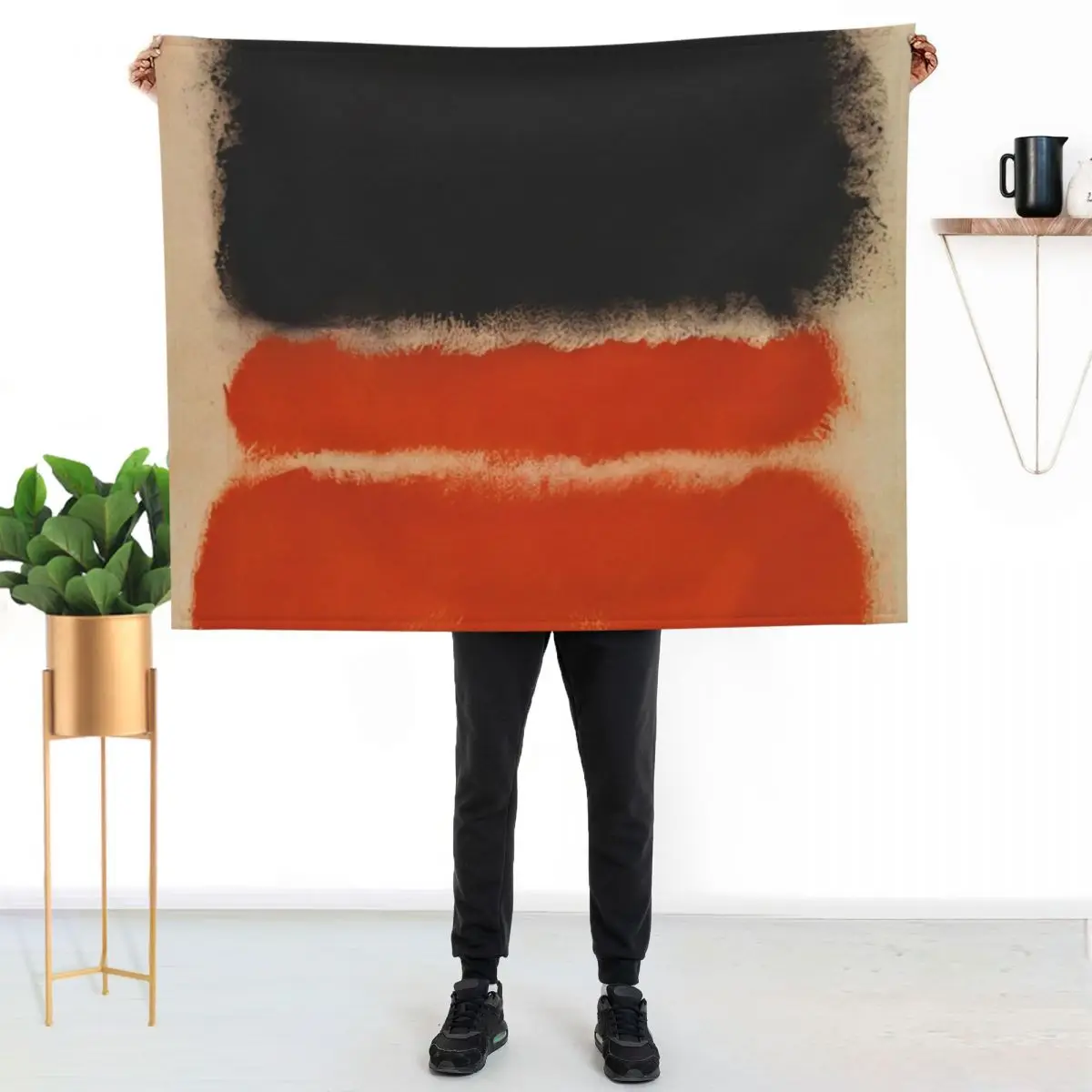 Mark Rothko - Red - 1968 Throw Blanket Bed Luxury St Thermal Sofas for babies Blankets