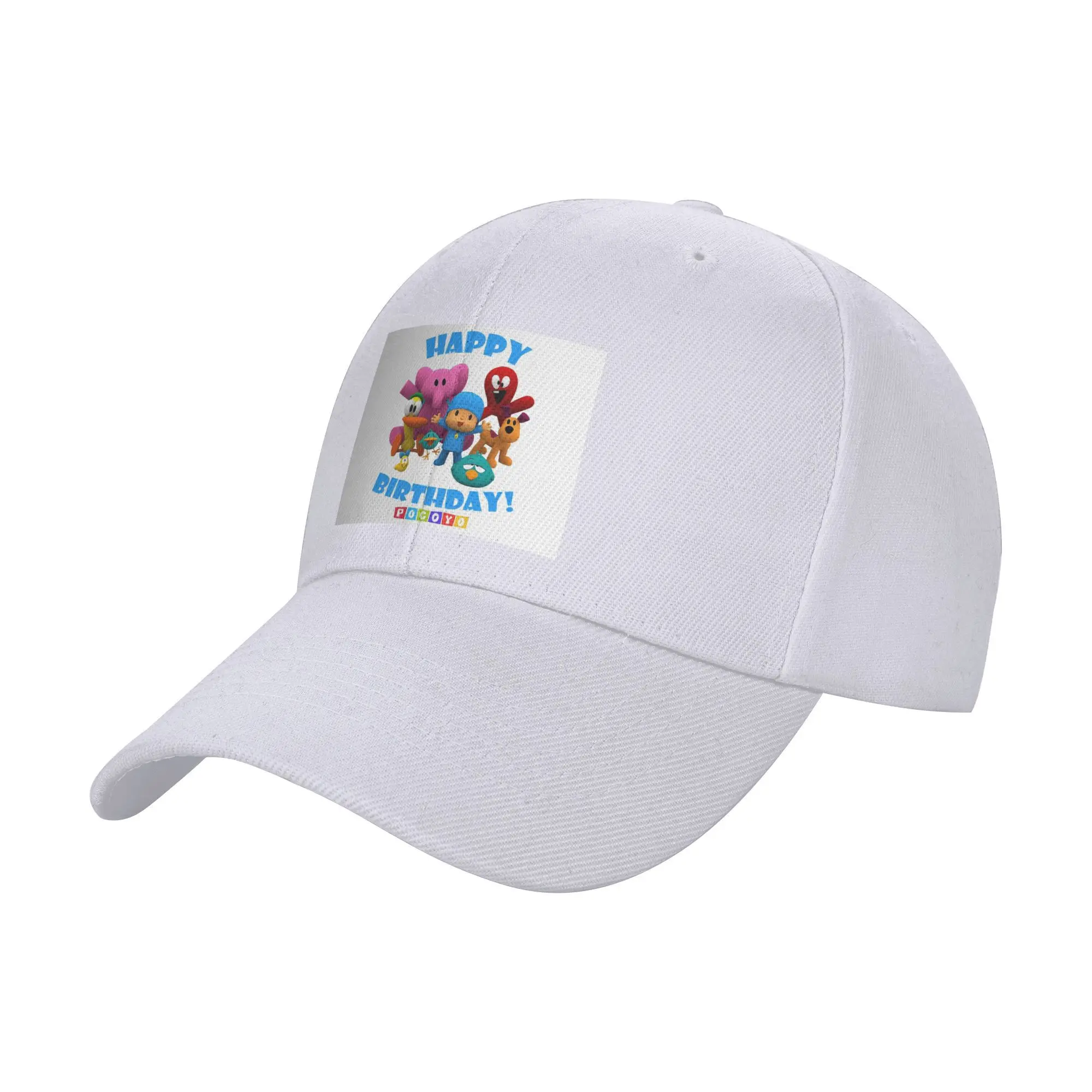 Gorras de béisbol Unisex Feliz cumpleaños niño niña Pocoyo ropa de calle al aire libre gorras de béisbol deportivas de verano gorra de Hip Hop sombreros casqueta