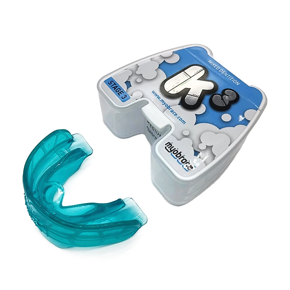 Dental Teeth Trainer K3 Myobrace K3 Dental Orthodontic Trainer Class II  Correct MRC Trainer K3 Ages 5-10 Open Bite