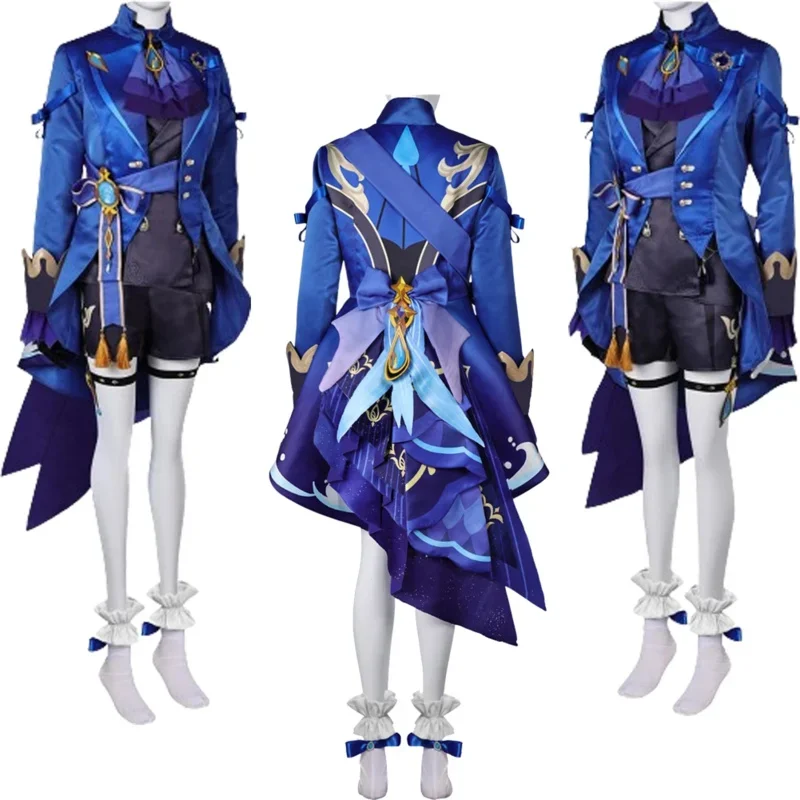 SN88 Furina Cosplay Fantasy Gloves Suits Anime Game Genshin Impact Costume Disguise Adult Women Roleplay Fantasia Outfits Female