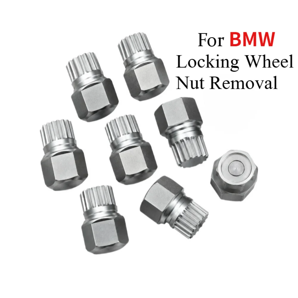 For BMW Locking Wheel Nut Removal Tool Spline Socket for Old 1 3 5 Series Gear Type Anti Theft Lug Nut Key