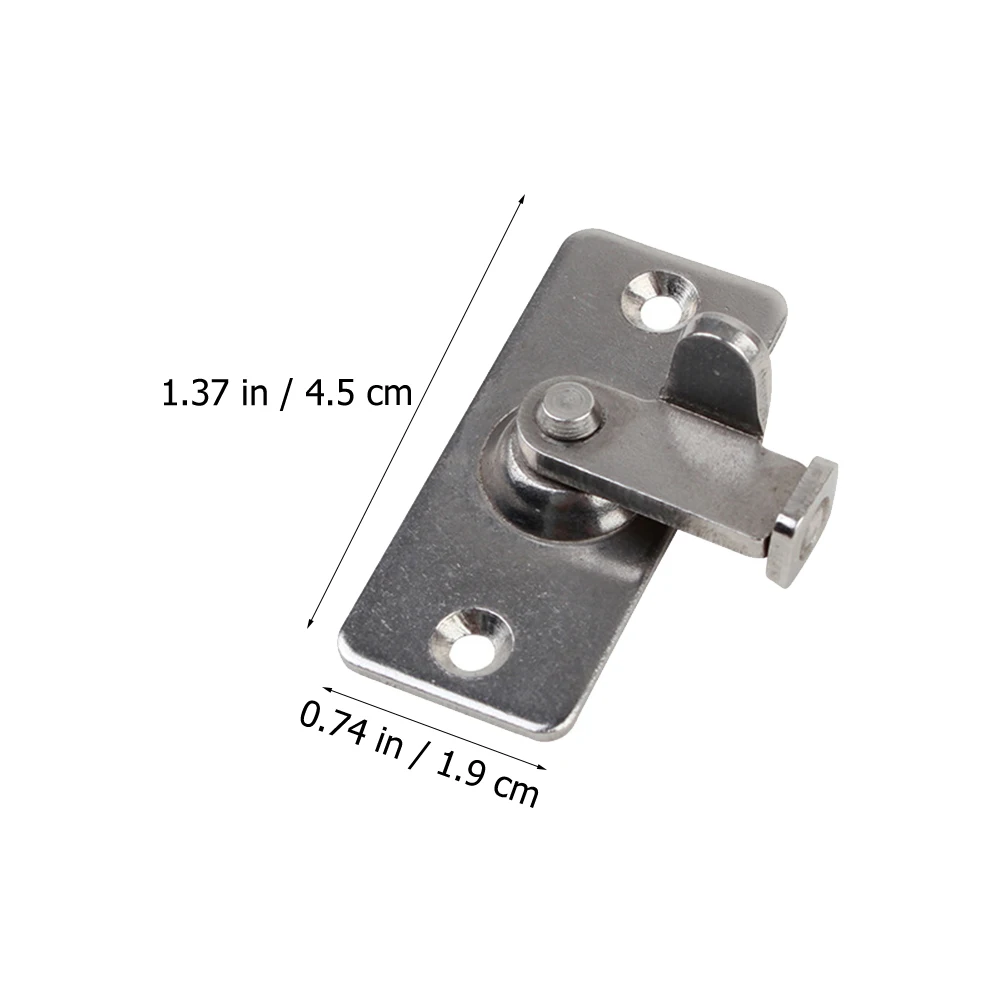 

1 set 1 Set Stainless Steel Door Latch Lock Heavy Duty Bolt For Window Gate Barn Shed Right Angle Toggle Latch Outdoor Indoor