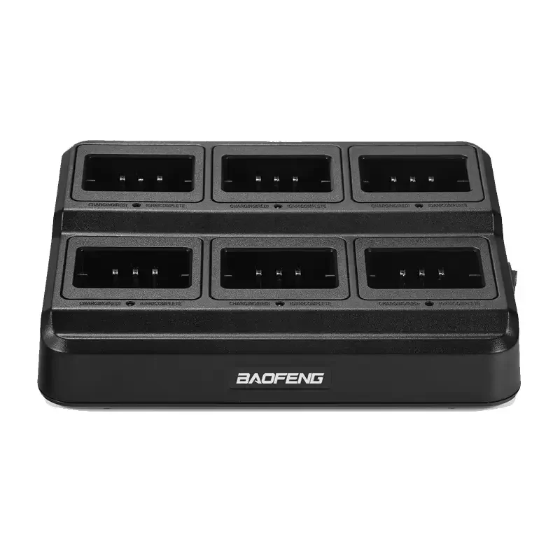 

Multiple Six Way Battery Multi Slot Baofeng Charger Uv 5R Walkie Talkie Multi-Charger 6 Way Radio Desktop Charger