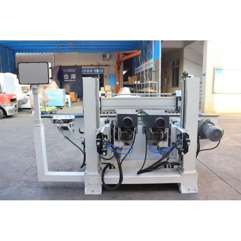 Edge Sanding Machine Sanding Machine for Wood CE with Motor for 2 Polishing Units High Productivity MDF/Solid Wood Furniture