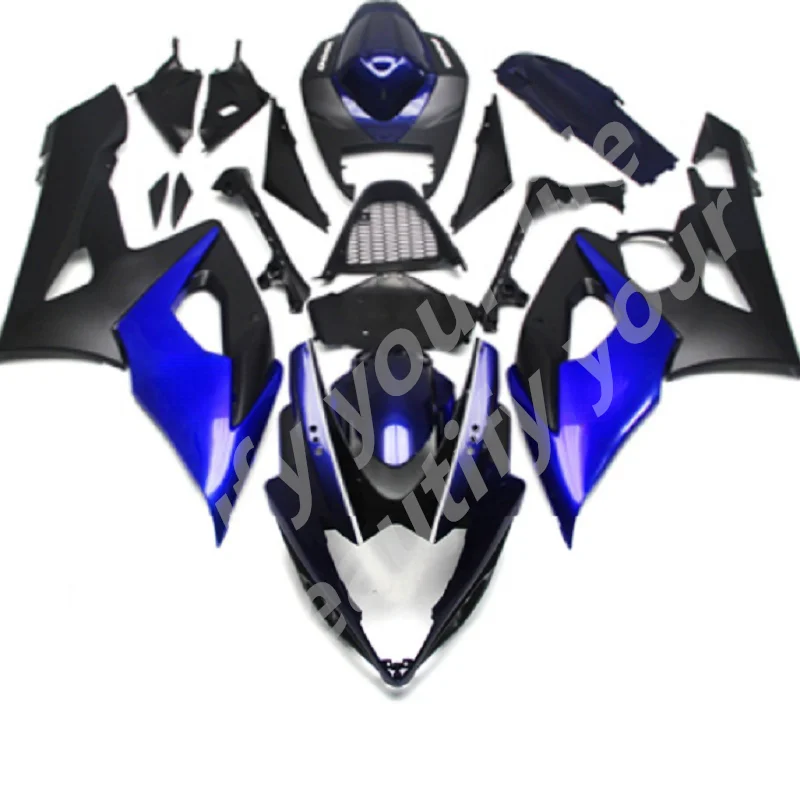 

Обтекатель мотоцикла подходит для G S XR 1000 2005 2006 G S X R1000 05 06 G S XR1000 05-06, комплект обтекателей синего и черного цвета