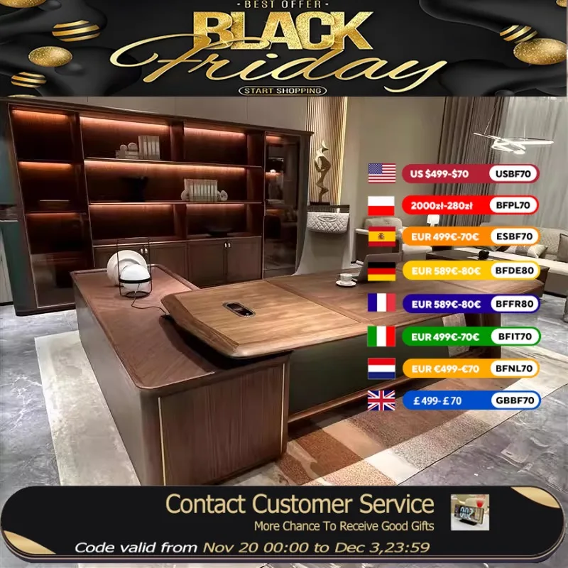 L Shape Desktop Office Desk Writing Designer Height Drawers Office Desk Organizer Wood Luxury Mesa De Escritorio Furniture